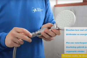Bespaar water terwijl je doucht